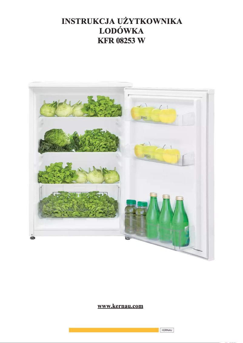 Page 1 de la notice Manuel utilisateur Kernau KFR 08251 W