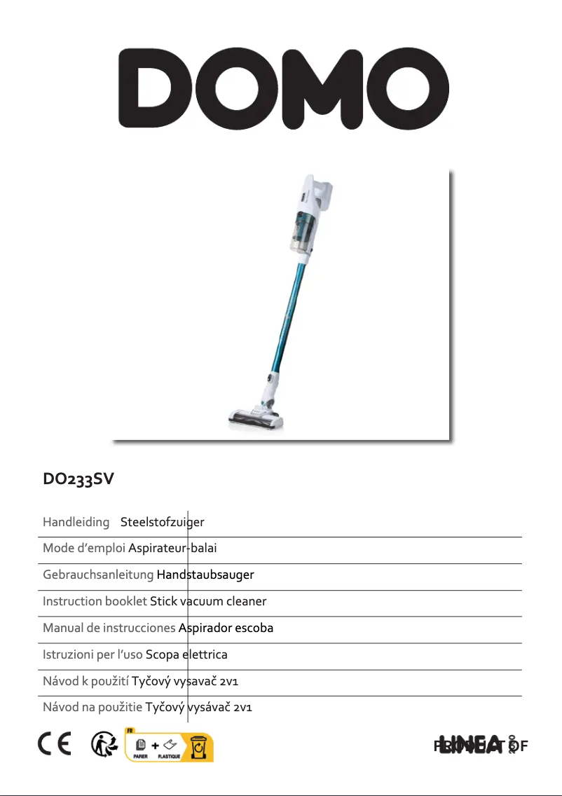 Page n°1 - Manuel utilisateur Domo DO233SV