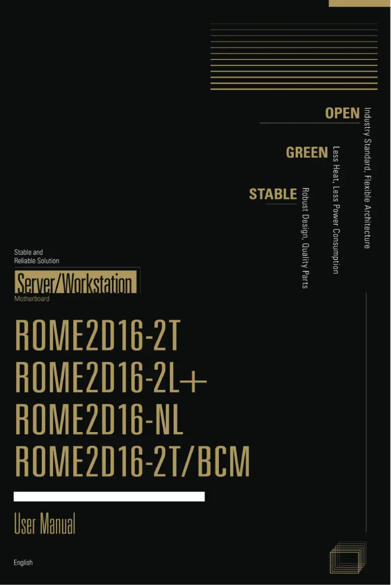 Image de la première page du manuel de l'appareil Rack ROME2D16-2L+