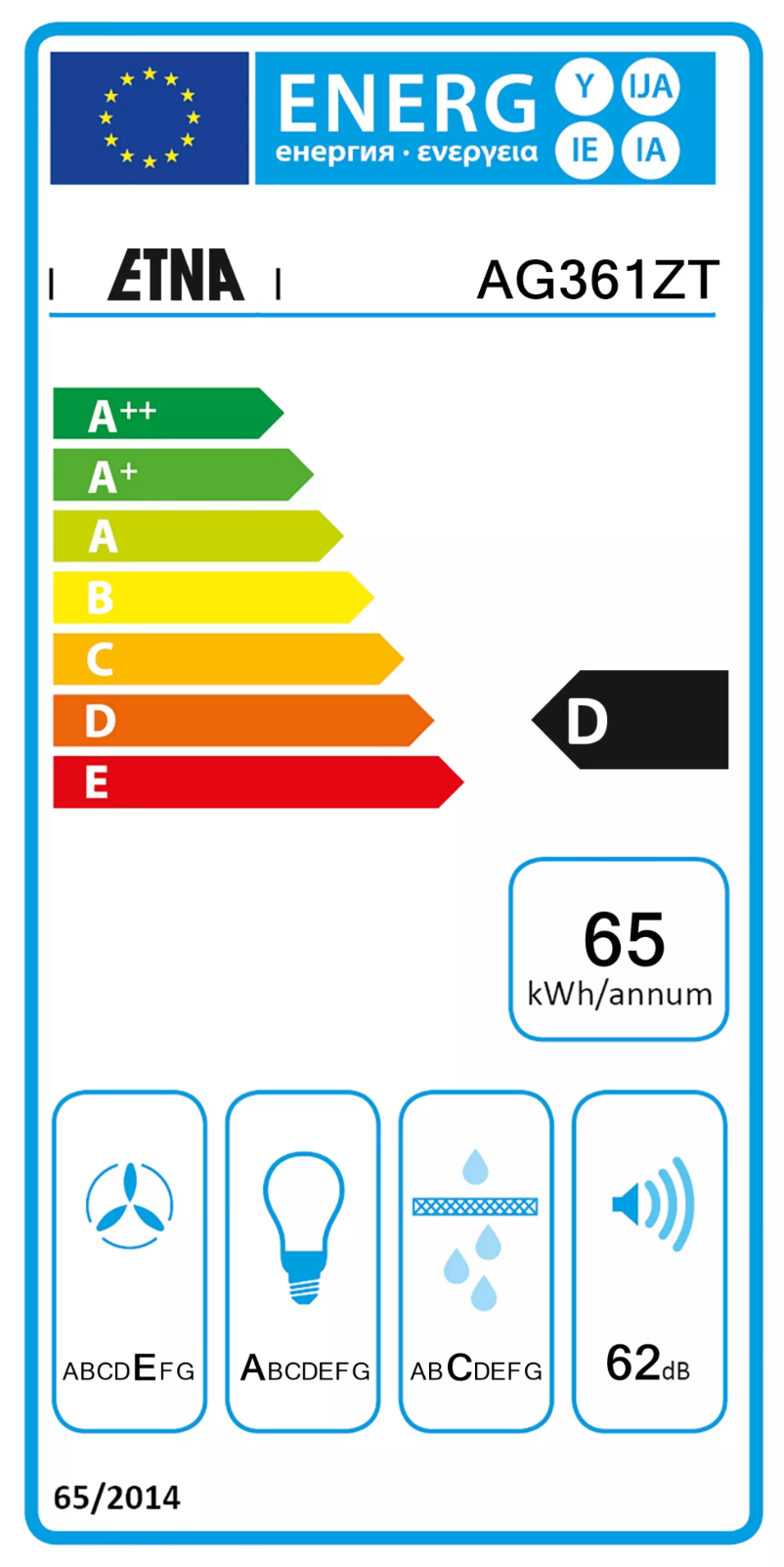 Image de la première page du manuel de l'appareil AG361ZT