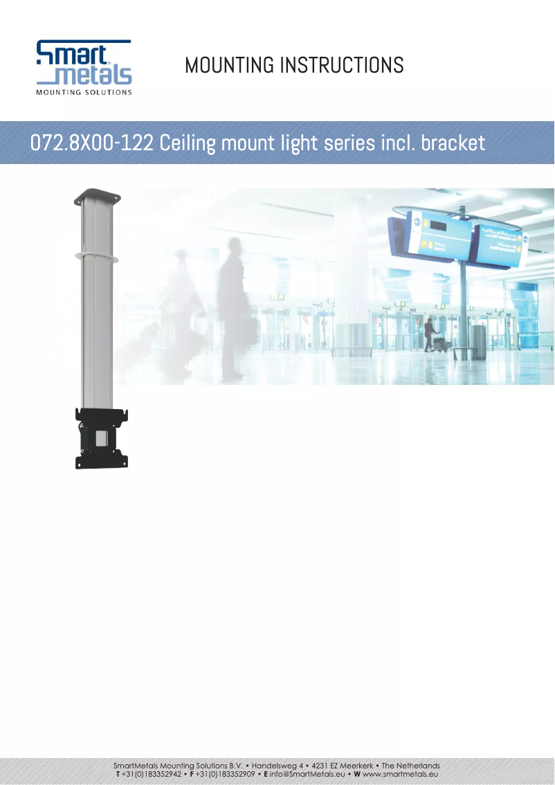 Page n°1 - Manuel utilisateur SmartMetals 072.8100-122