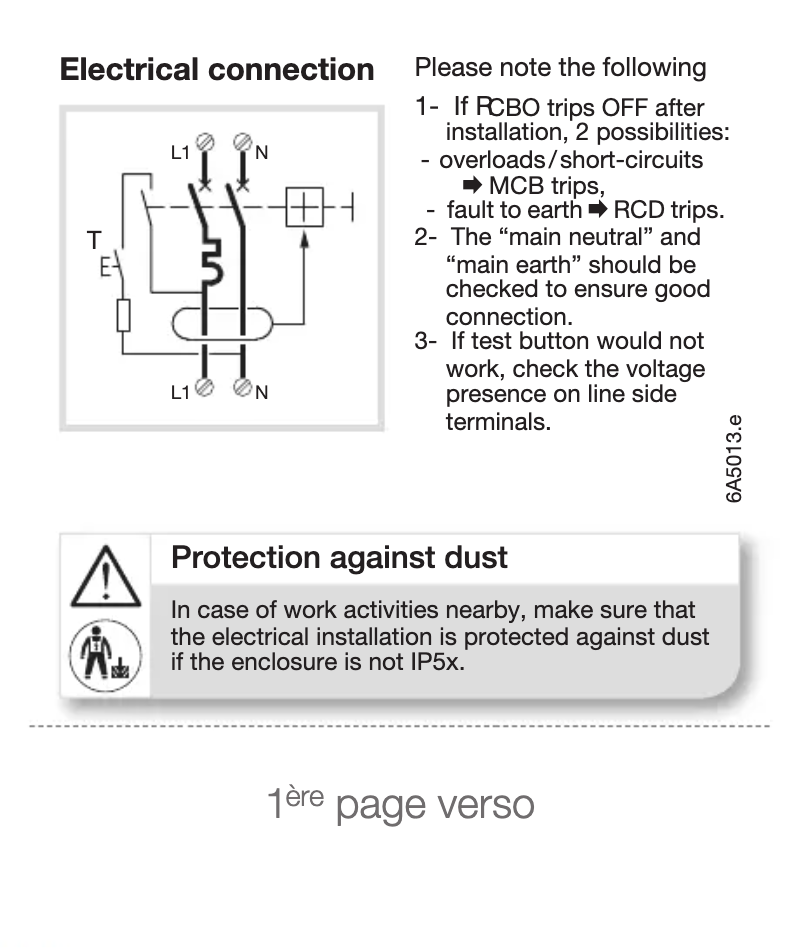 Image de la première page du manuel de l'appareil ADA570T