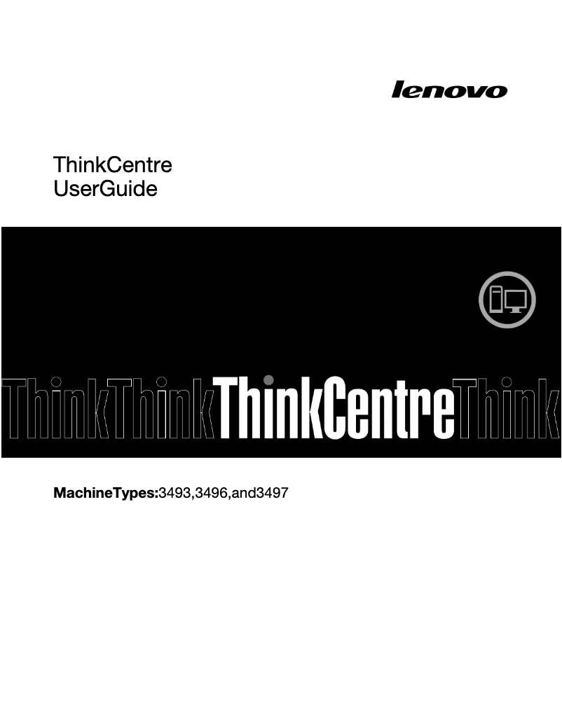 Page n°1 - Manuel utilisateur Lenovo ThinkCentre 72