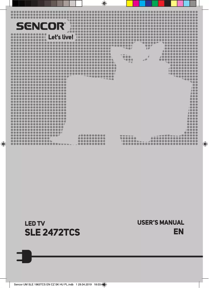 Imagen de la primera página del manual del dispositivo SLE 2472TCS