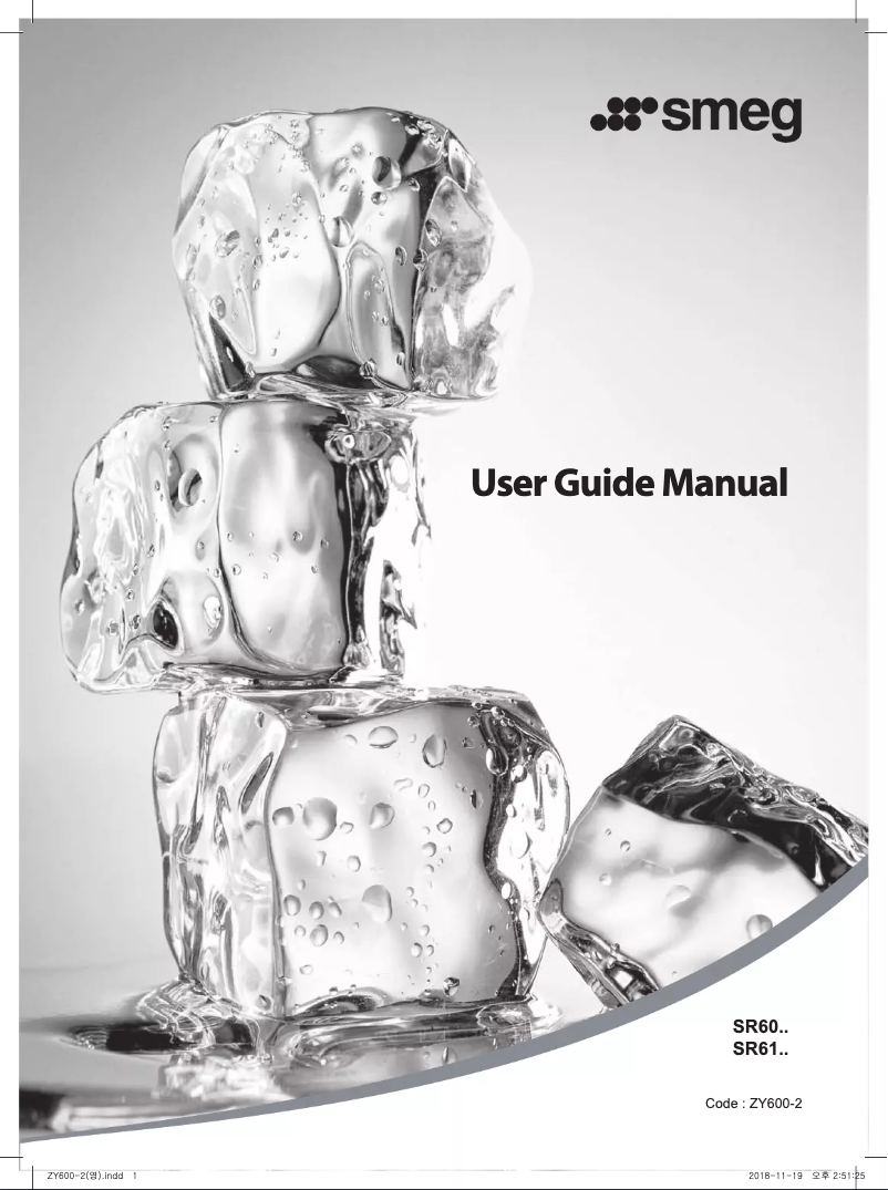 Page 1 de la notice Manuel utilisateur Smeg SR601