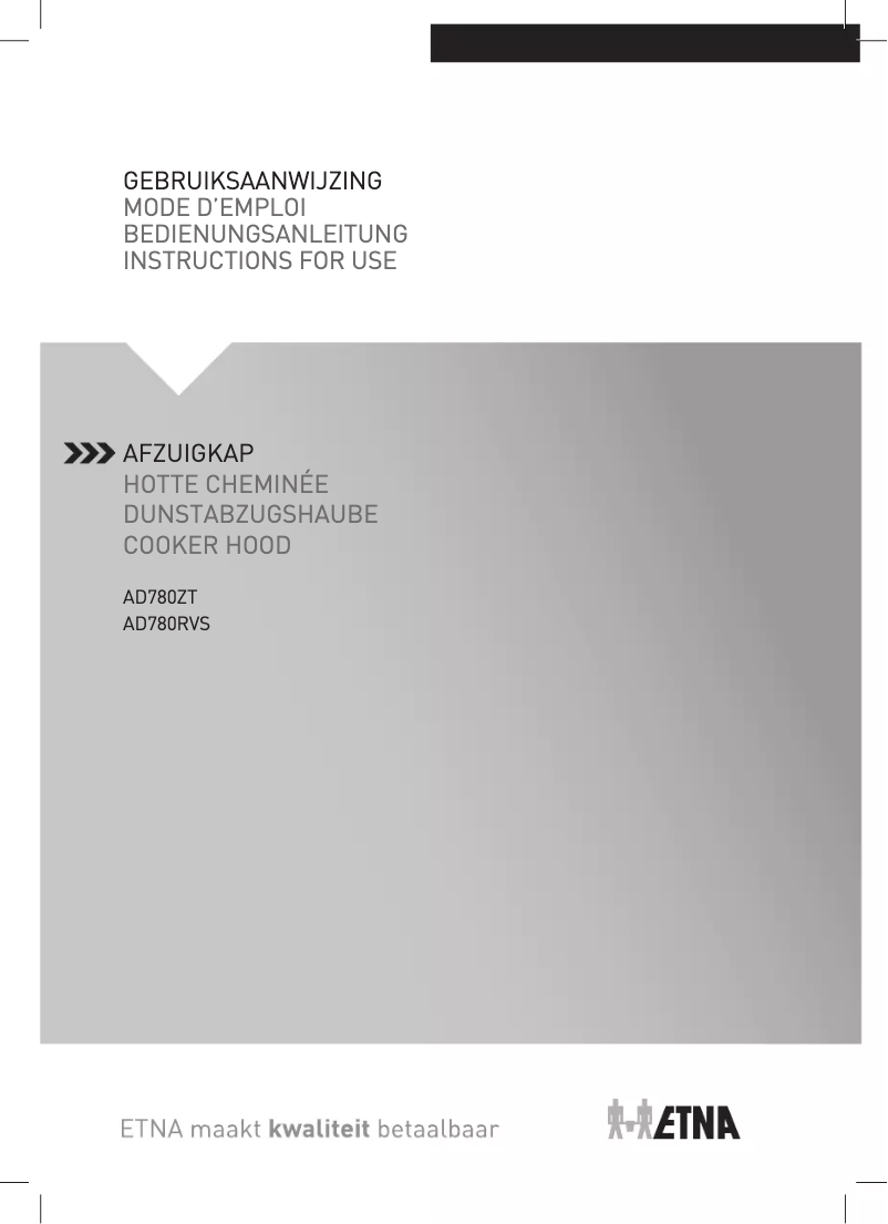 Page 1 de la notice Manuel utilisateur Etna AD780RVS