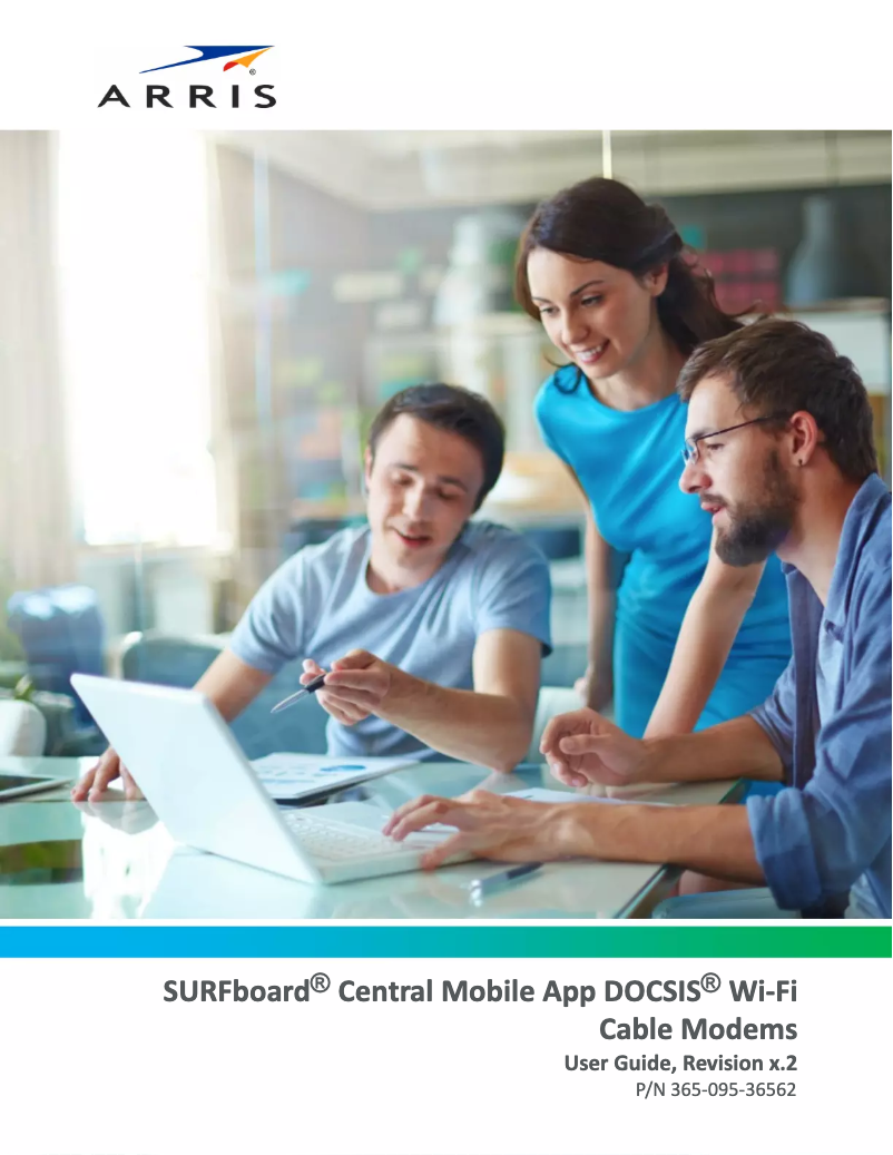 Page 1 de la notice Guide de démarrage rapide Arris SURFboard SBG7580-AC