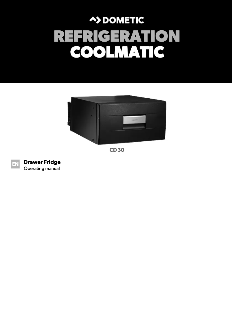 Image de la première page du manuel de l'appareil CoolMatic CD 30