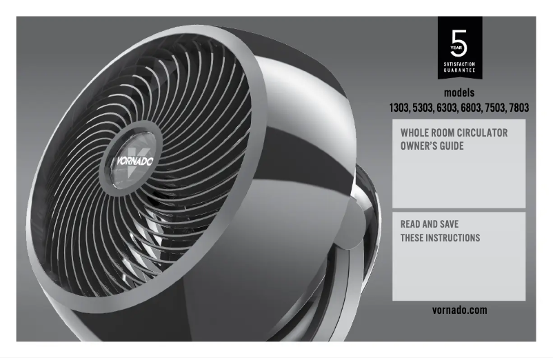 Página 1 del manual Manual de usuario Vornado 5303