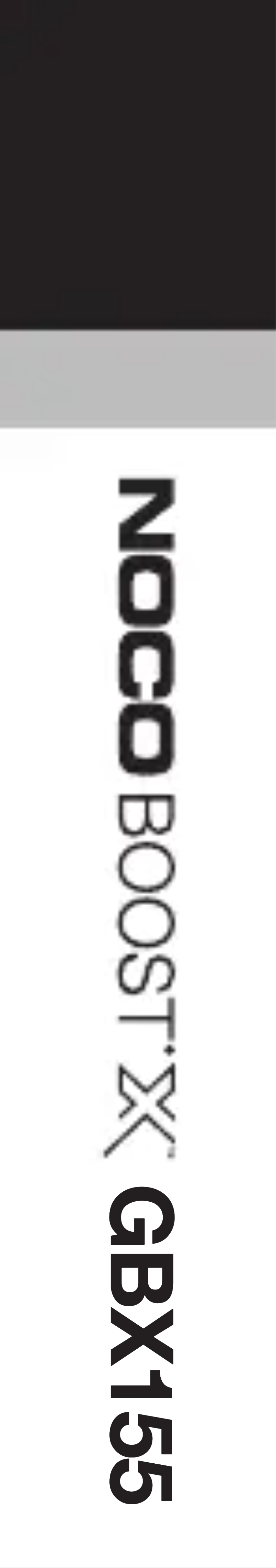 Image de la première page du manuel de l'appareil Boost X GBX155