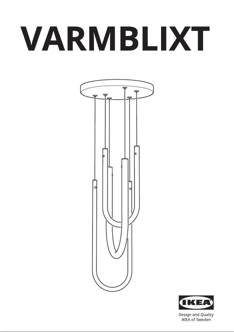 Image de la première page du manuel de l'appareil VARMBLIXT 205.311.35
