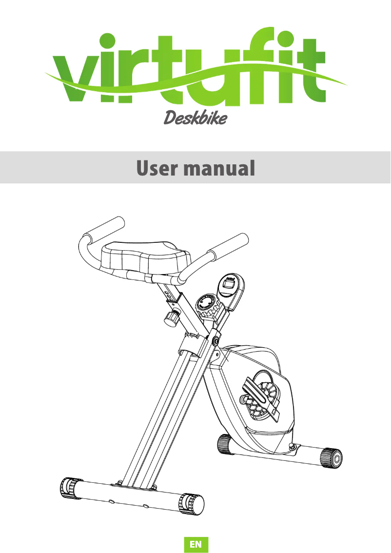 Página 1 del manual Manual de usuario VirtuFit Office Bike