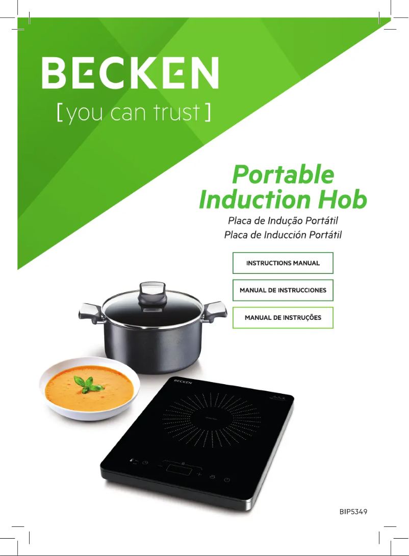 Page 1 de la notice Manuel utilisateur Becken BIP5349