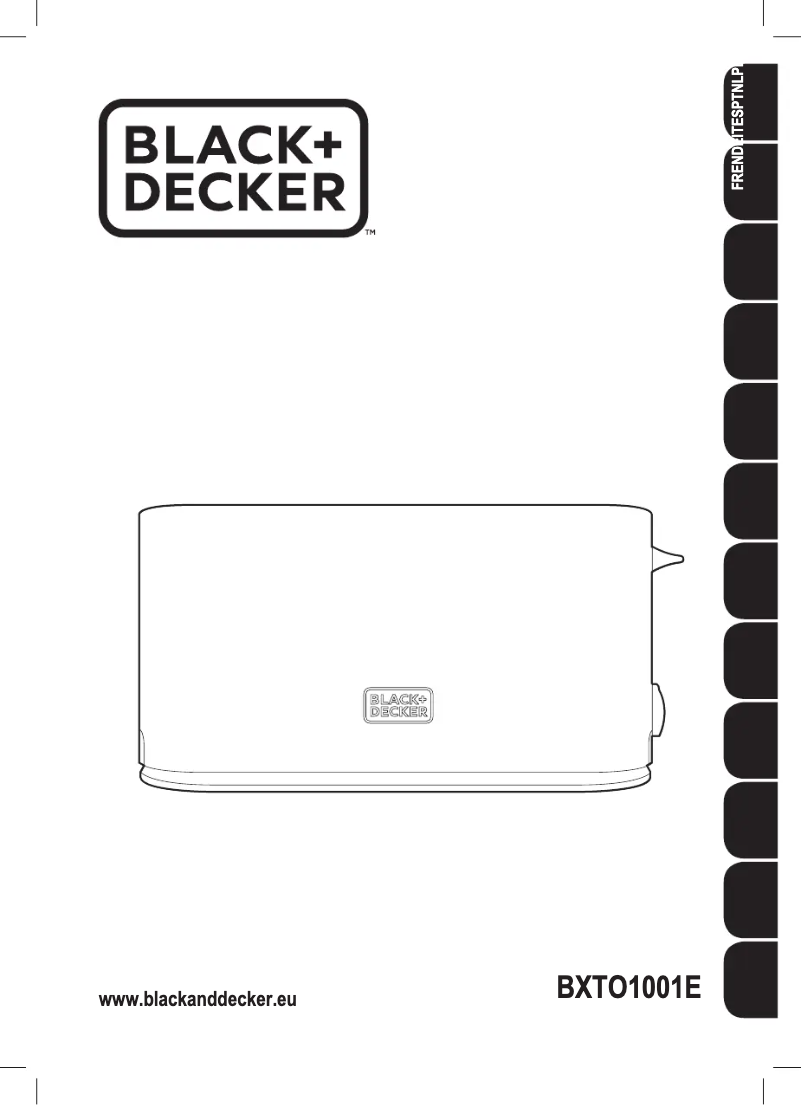 Page 1 de la notice Manuel utilisateur Black & Decker BXTO1001E