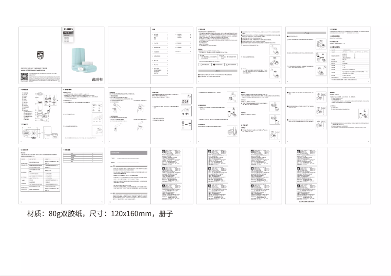 Page 1 de la notice Manuel utilisateur Philips AWP3611