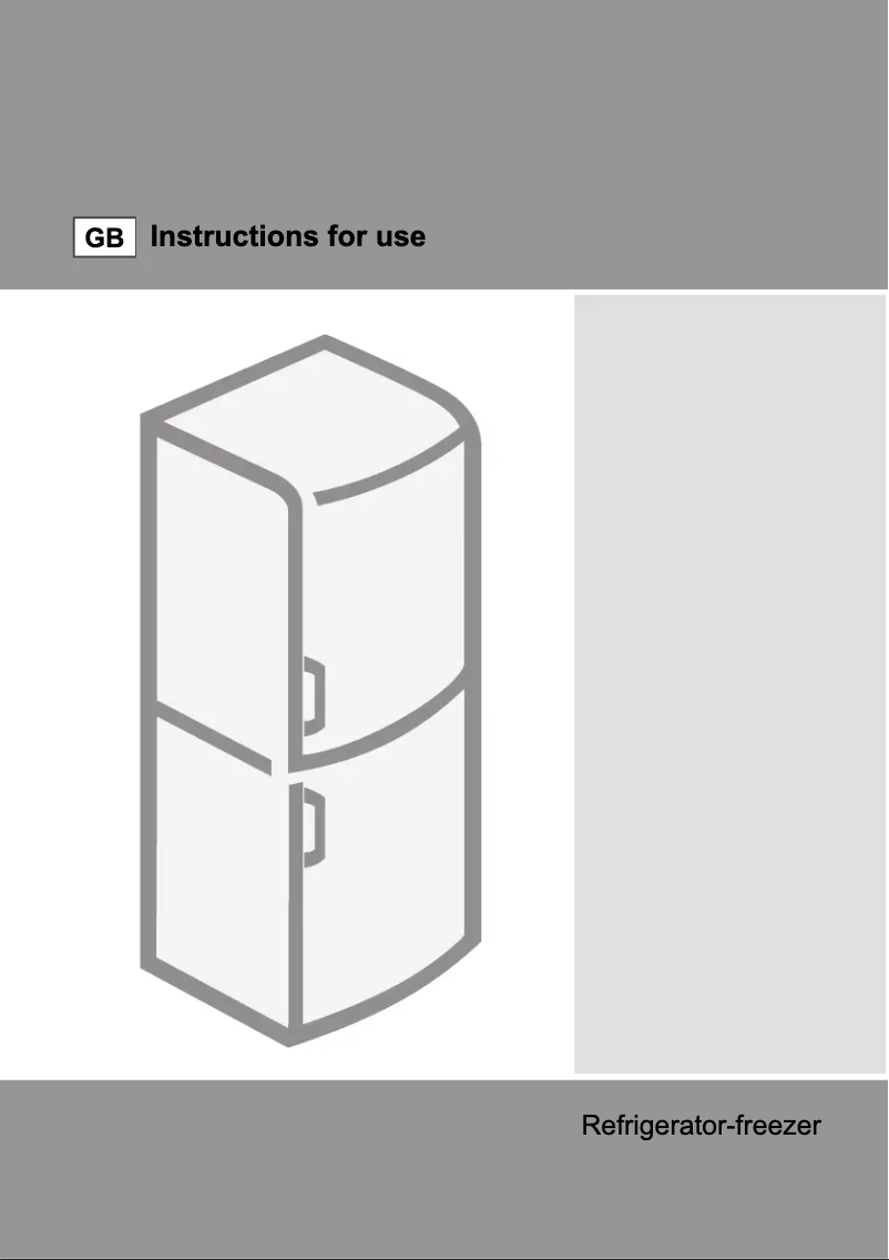 Page n°1 - Manuel utilisateur Gorenje NRK 68 SYW