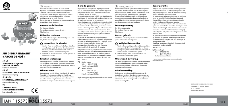 Página 1 del manual Manual de usuario Playtive IAN 115573