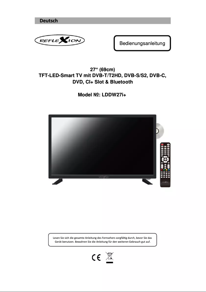 Image de la première page du manuel de l'appareil LDDW27I+