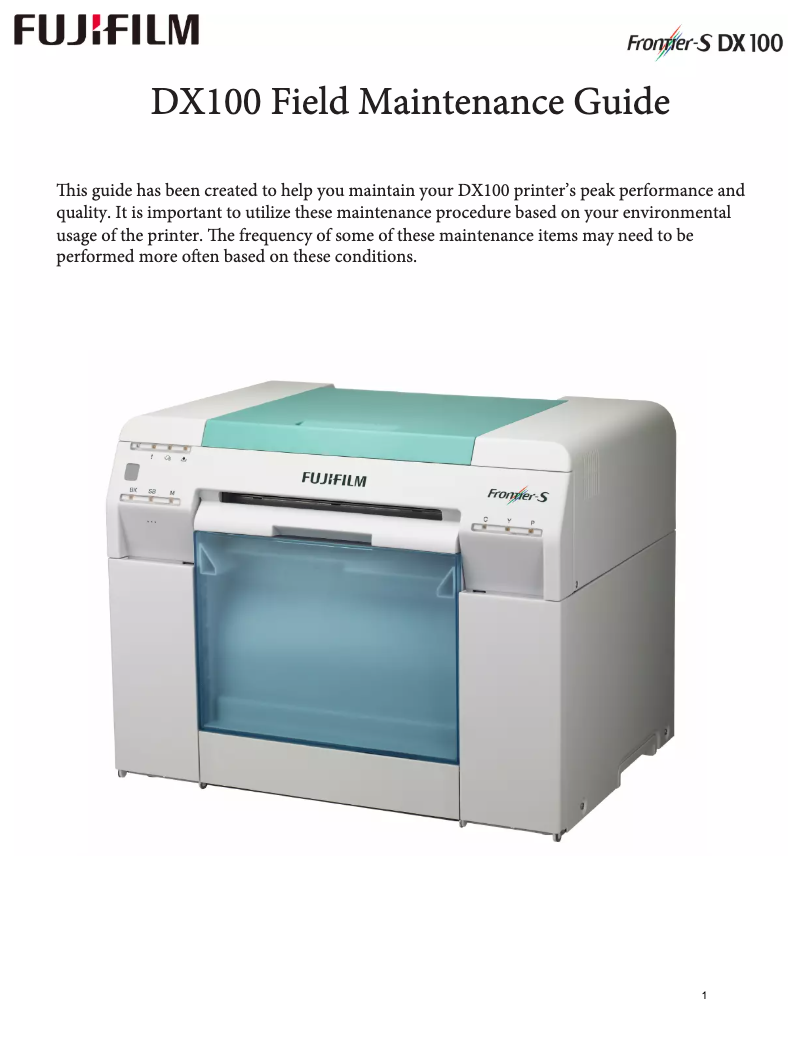 Image de la première page du manuel de l'appareil Smartlab Frontier-S DX100