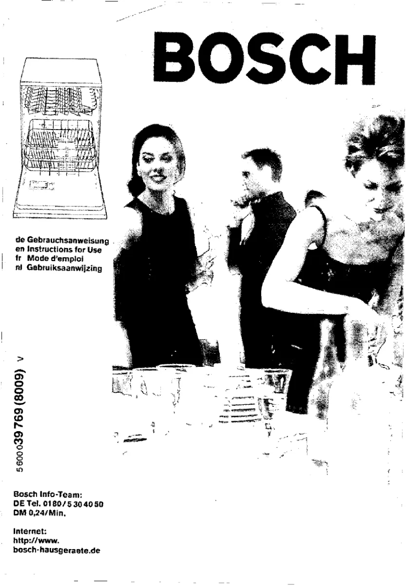 Page n°1 - Manuel utilisateur Bosch SGS5903