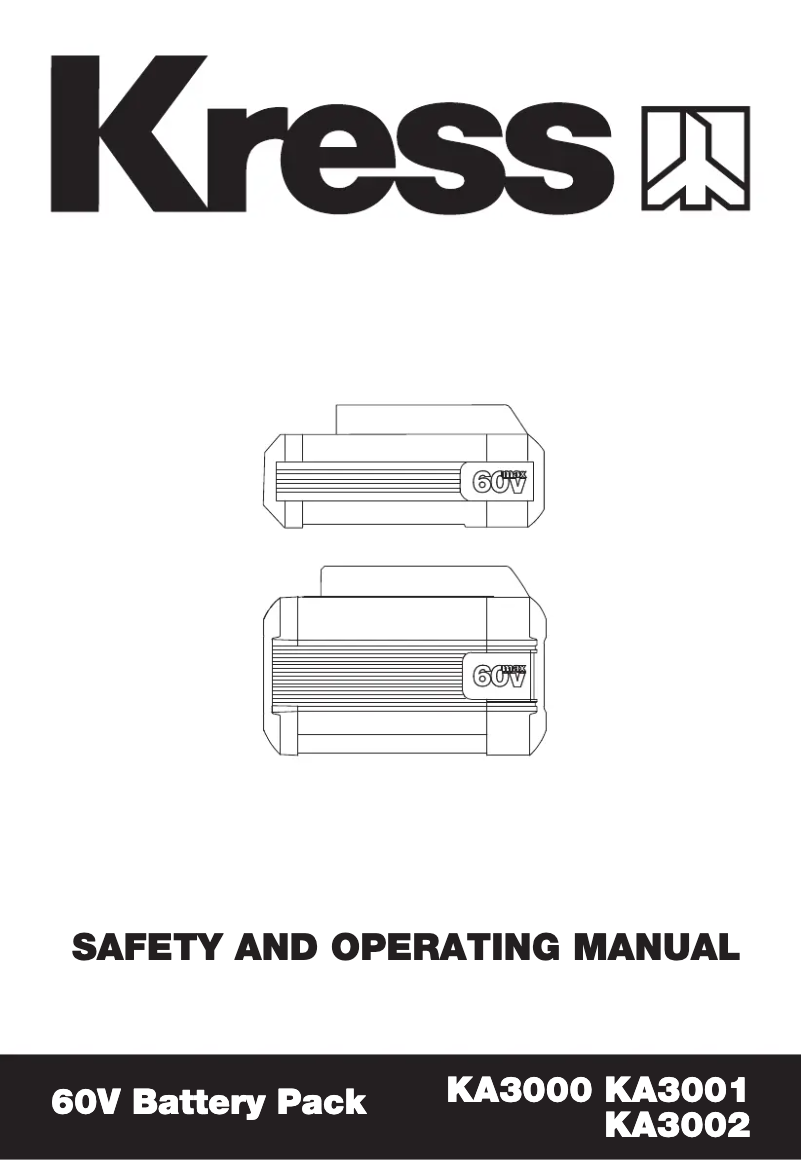 Image de la première page du manuel de l'appareil KA3001