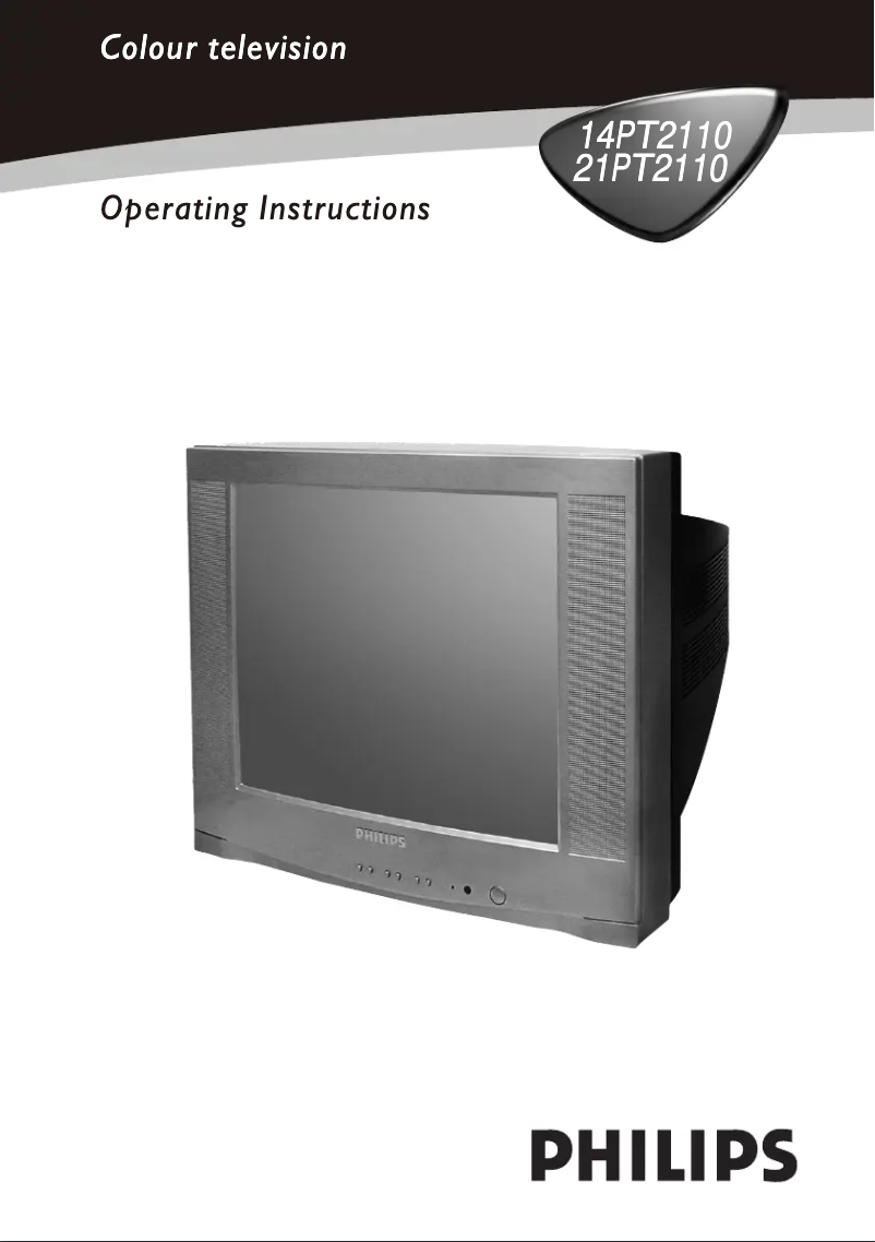 Imagen de la primera página del manual del dispositivo 21PT2110C