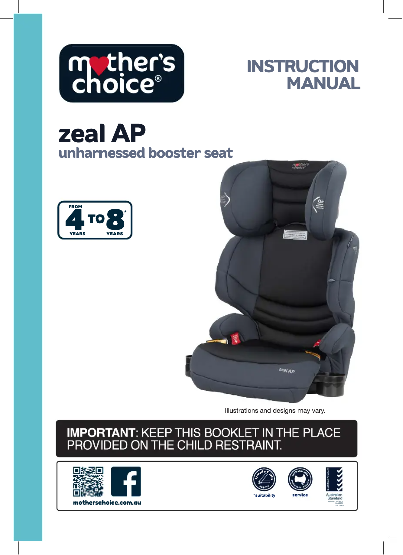 Página 1 del manual Manual de usuario Mother's Choice Zeal AP