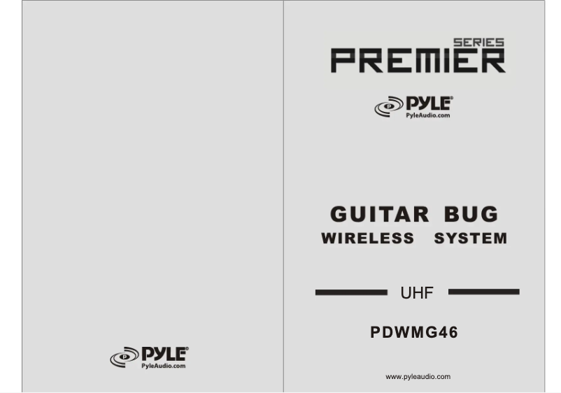 Page n°1 - Manuel utilisateur Pyle PDWMG46