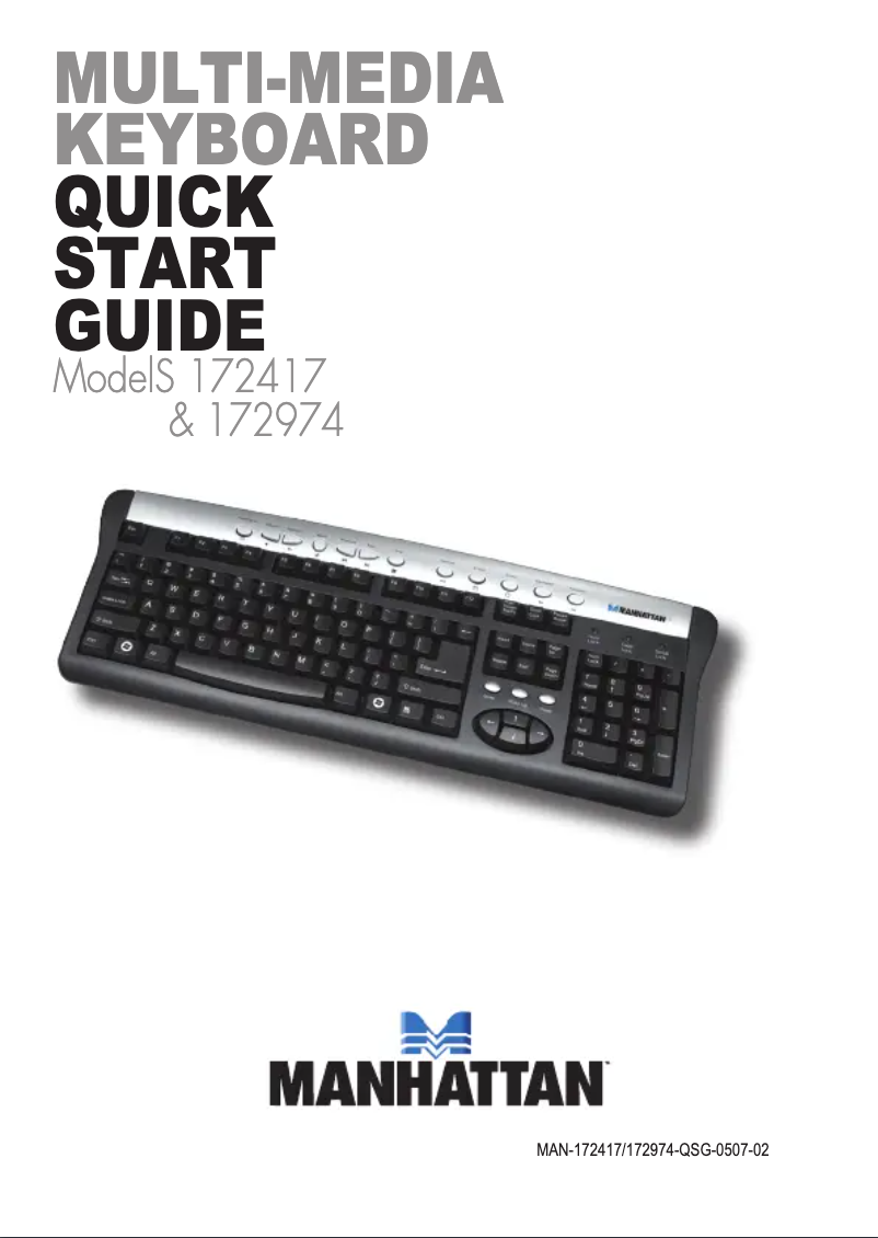 Page n°1 - Manuel utilisateur Manhattan 172417