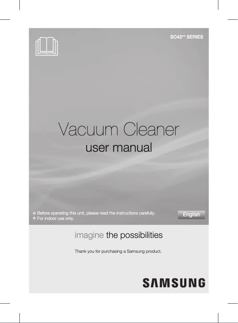 Page n°1 - Manuel utilisateur Samsung VCC43Q0V3B
