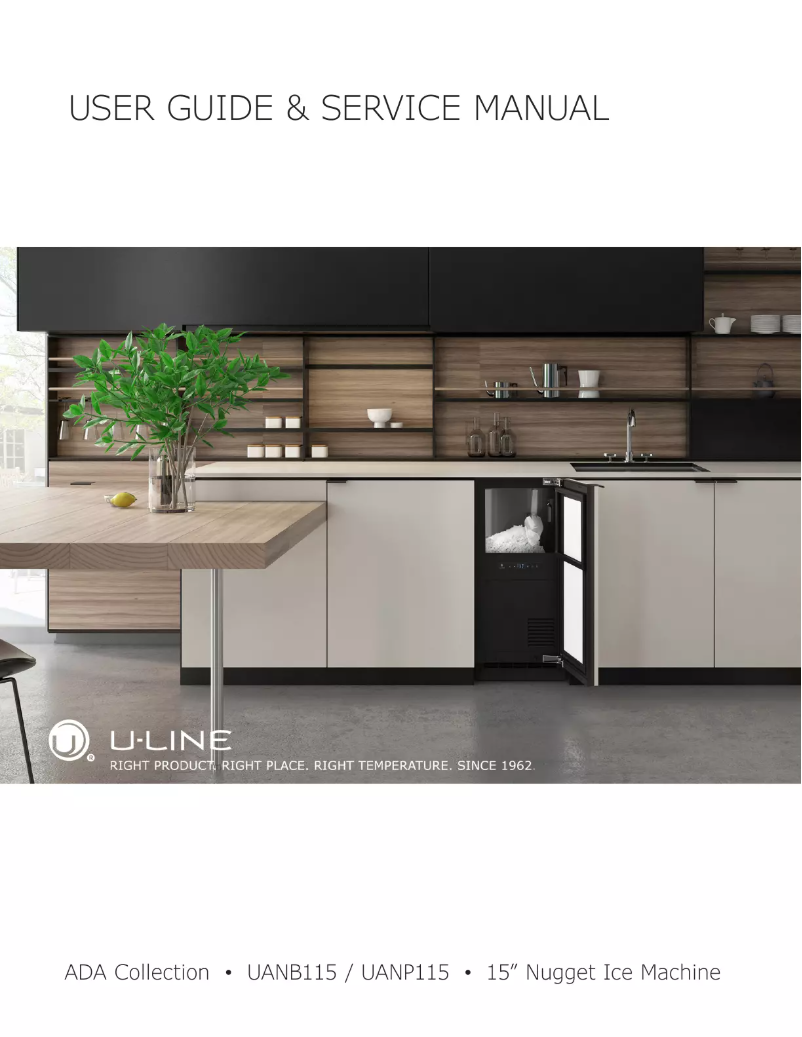 Image de la première page du manuel de l'appareil UANB115