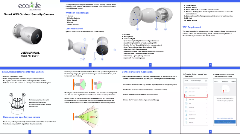 Page n°1 - Mode d'emploi Aluratek ASHBC01F
