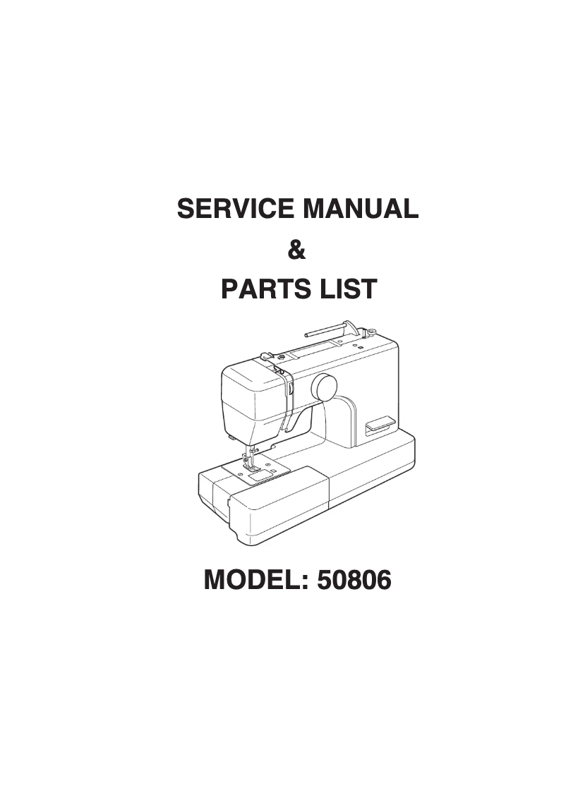 Page n°1 - Manuel utilisateur Janome MOD-11