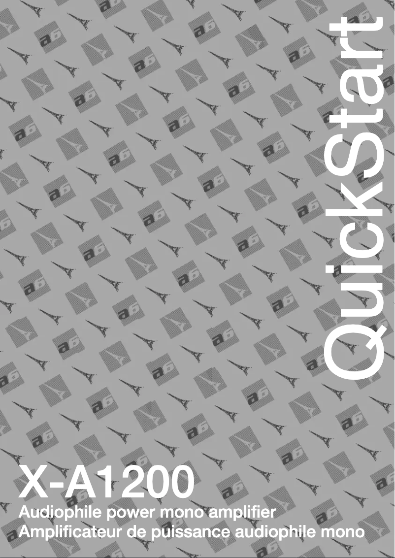 Image de la première page du manuel de l'appareil X-A1200