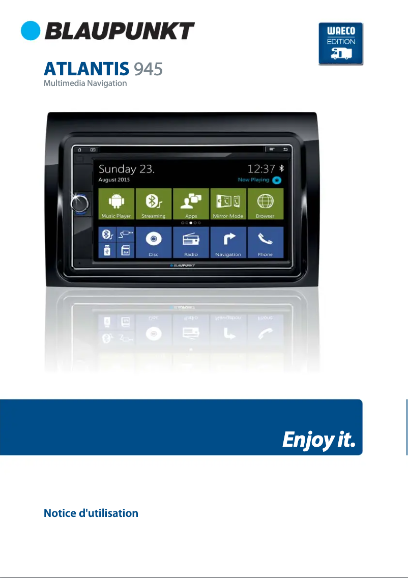 Imagen de la primera página del manual del dispositivo Atlantis 945