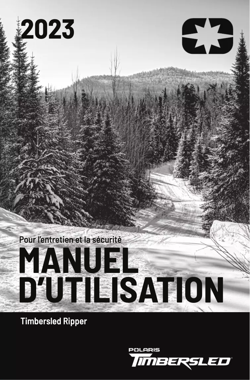 Page 1 de la notice Manuel utilisateur Timbersled Ripper (2023)
