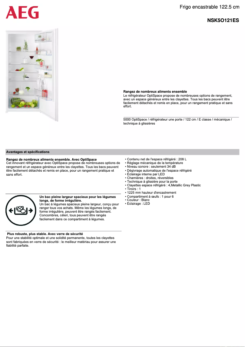 Image de la première page du manuel de l'appareil NSK5O121ES