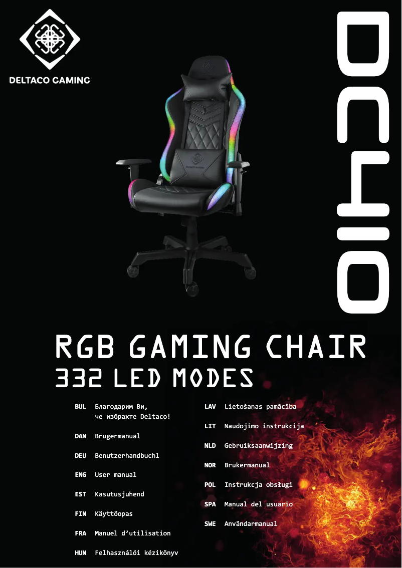 Page 1 de la notice Manuel utilisateur Deltaco GAM-080