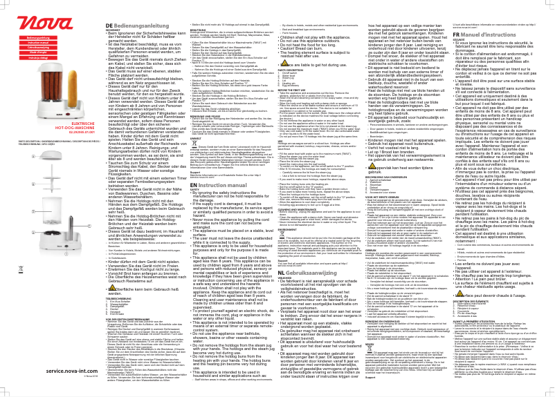 Página 1 del manual Manual de usuario Nova 292935