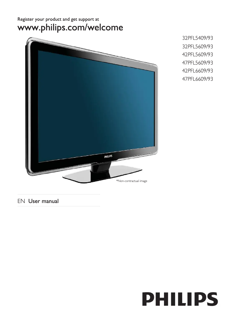 Page n°1 - Manuel utilisateur Philips 42PFL6609