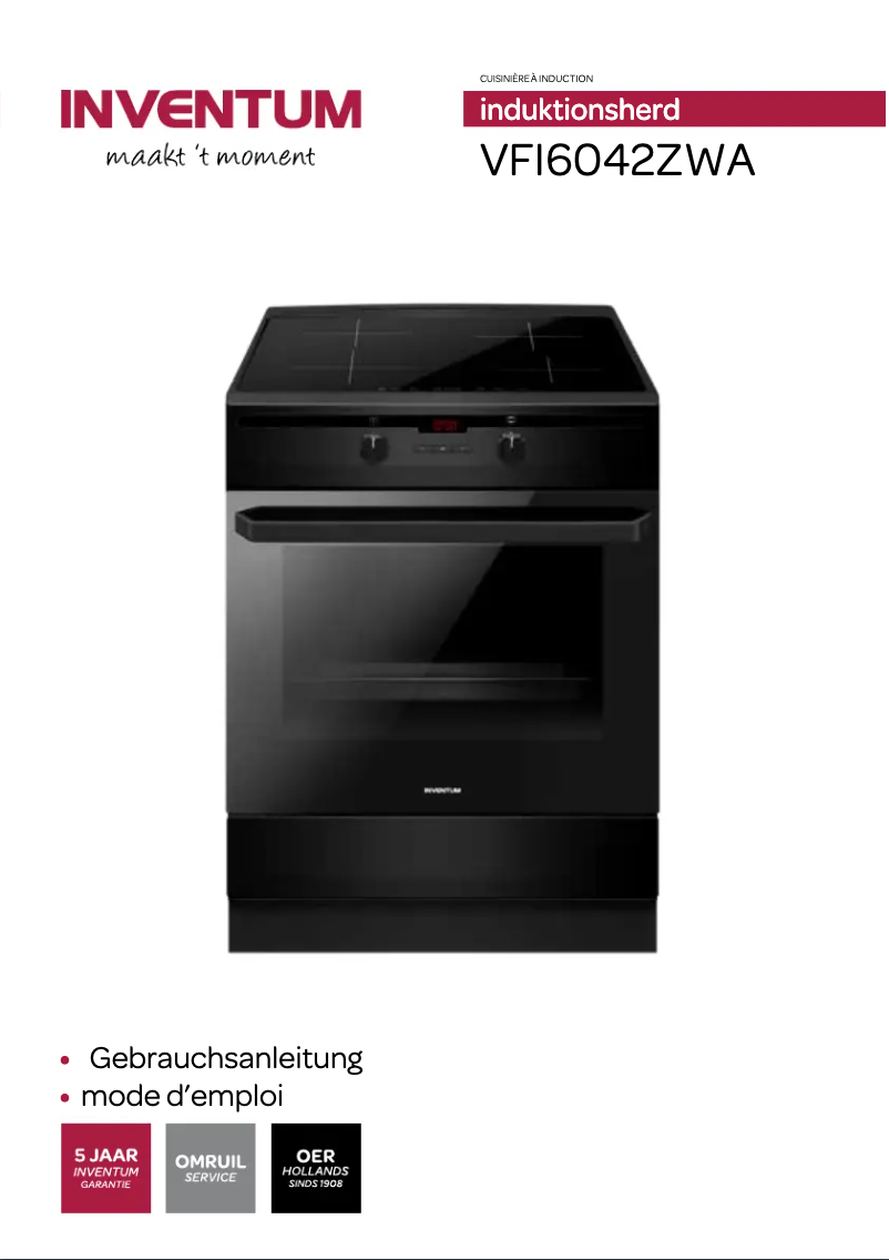 Image de la première page du manuel de l'appareil VFI6042ZWA