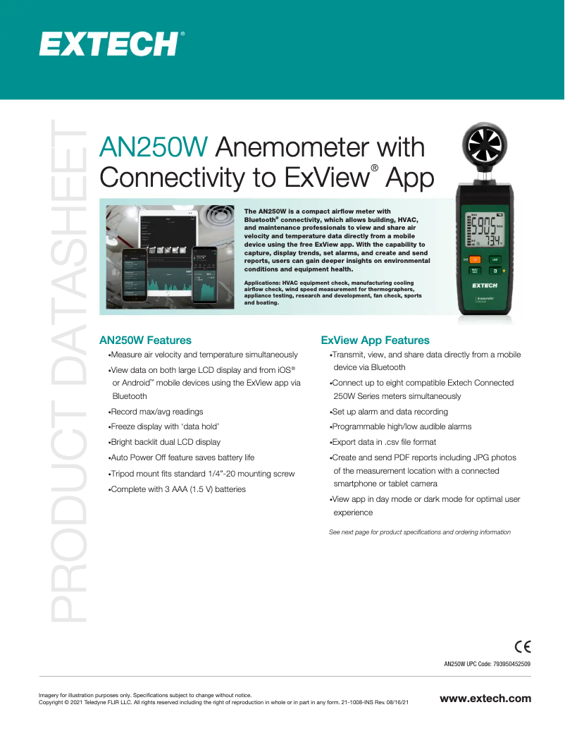 Imagen de la primera página del manual del dispositivo AN250W