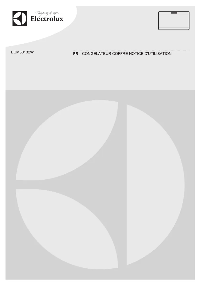 Page n°1 - Manuel utilisateur Electrolux ECM30132W