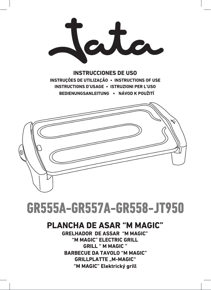 Page 1 de la notice Manuel utilisateur Jata GR557A