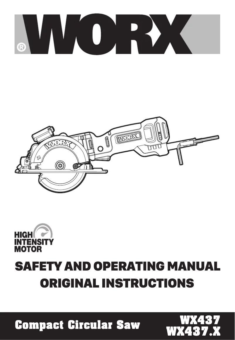 Image de la première page du manuel de l'appareil WX437