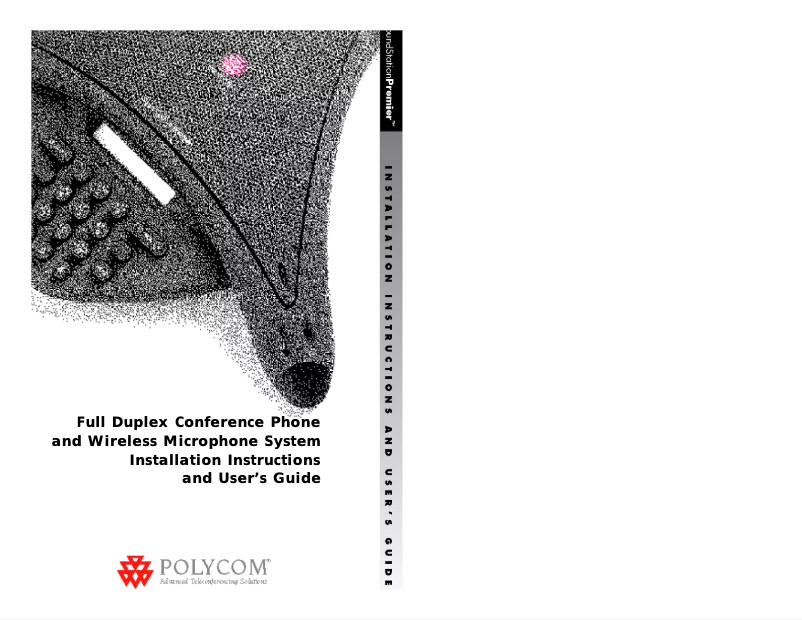 Page 1 de la notice Manuel utilisateur Polycom Soundstation Premier