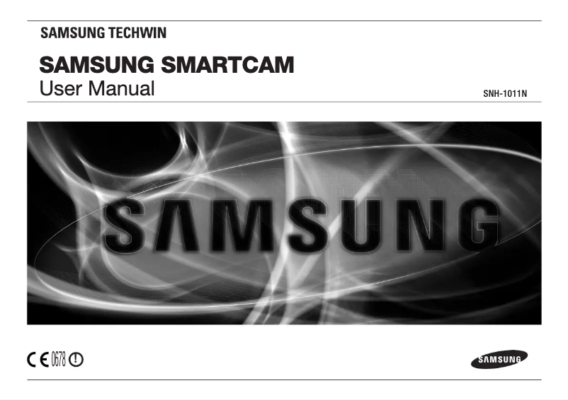 Page 1 de la notice Manuel utilisateur Samsung SmartCam SNH-1011N
