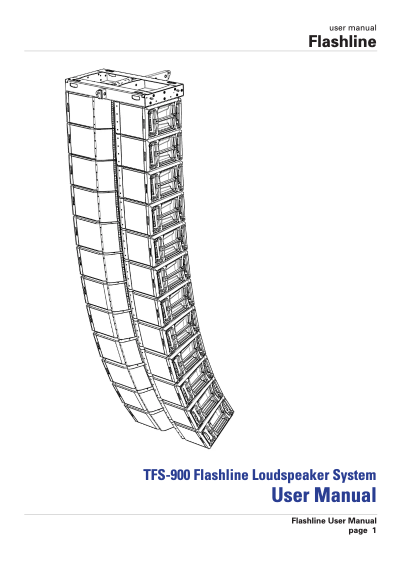 Image de la première page du manuel de l'appareil TFS-900B