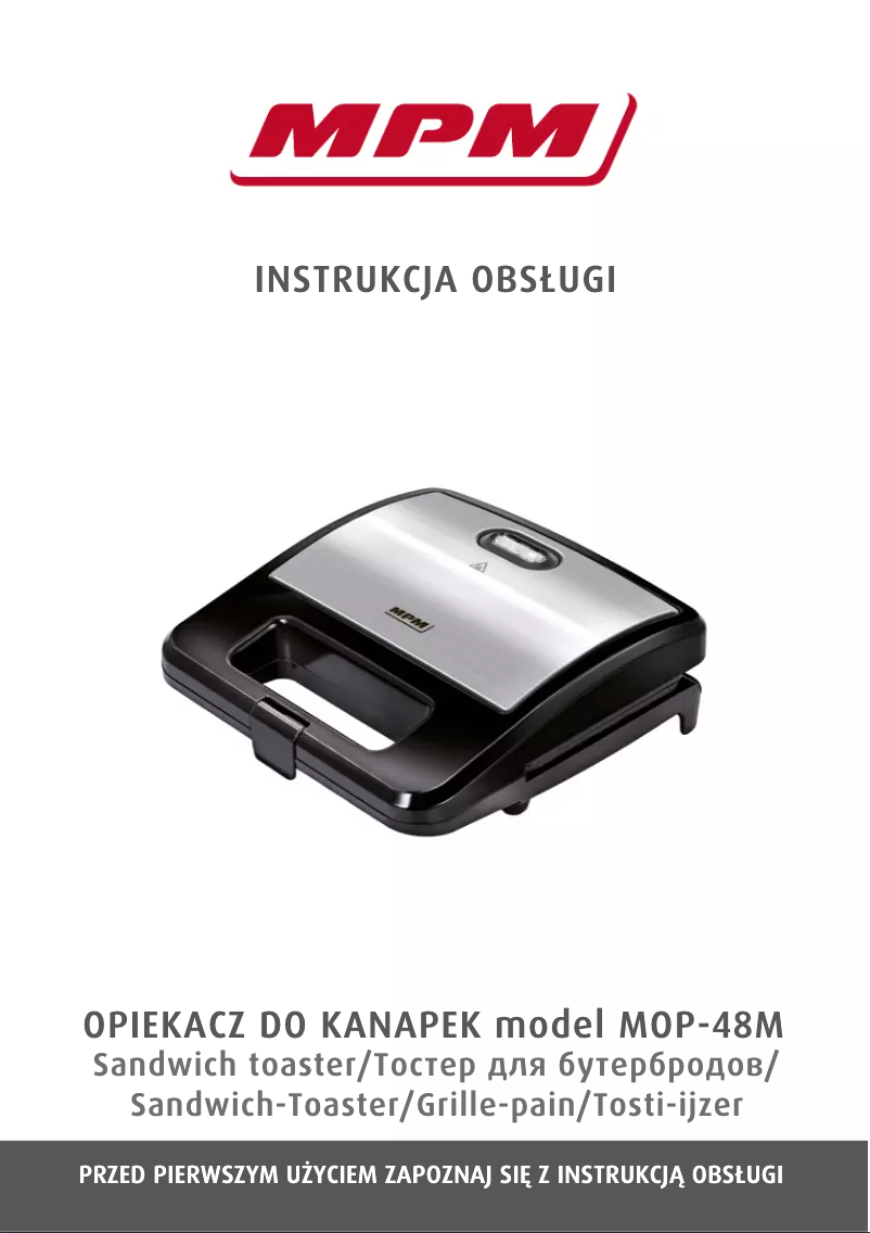 Page 1 de la notice Manuel utilisateur MPM MOP-48M