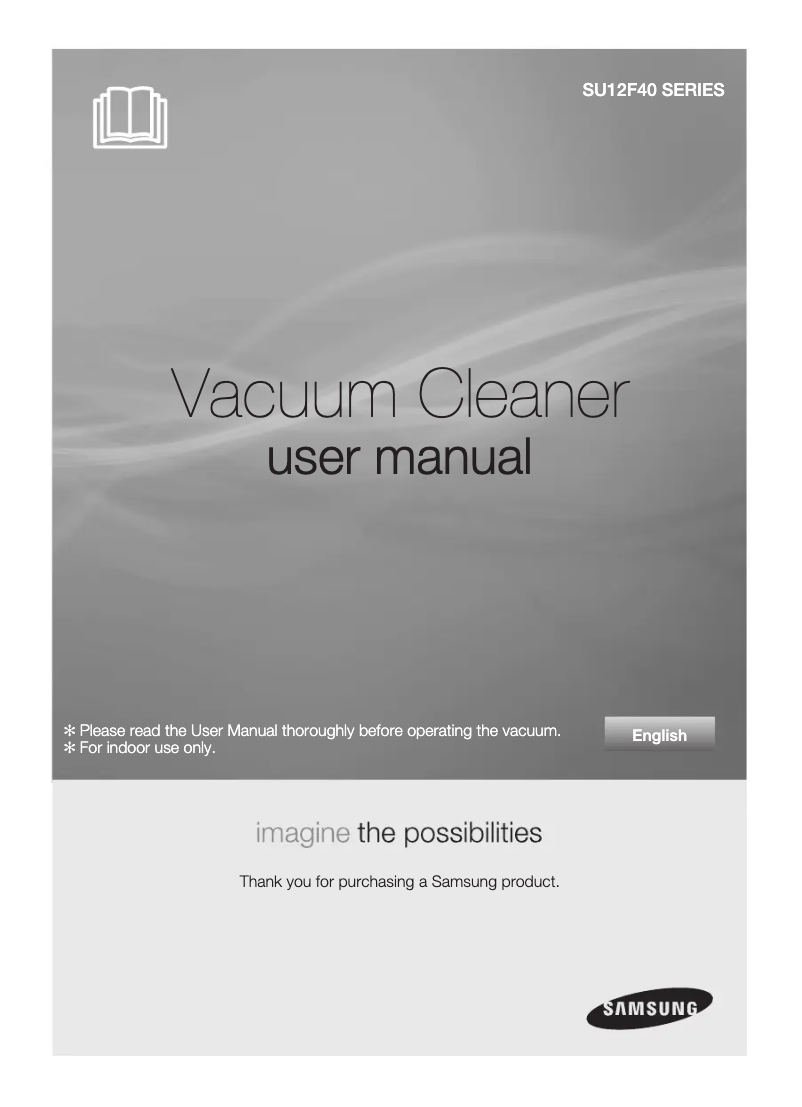 Página 1 del manual Manual de usuario Samsung SU10F40SA